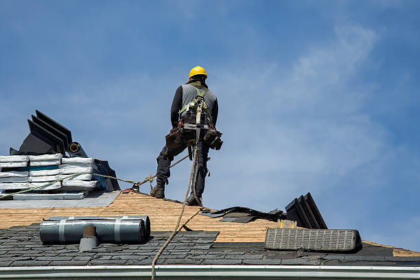 Professional Gutter Installation technician working in Columbus, GA